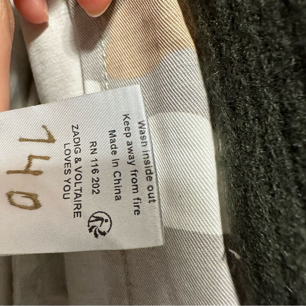 Zadig & Voltaire Kavy Camo Jacket NWT S Cargo Utility Grunge Gorpcore - Picture 11 of 16